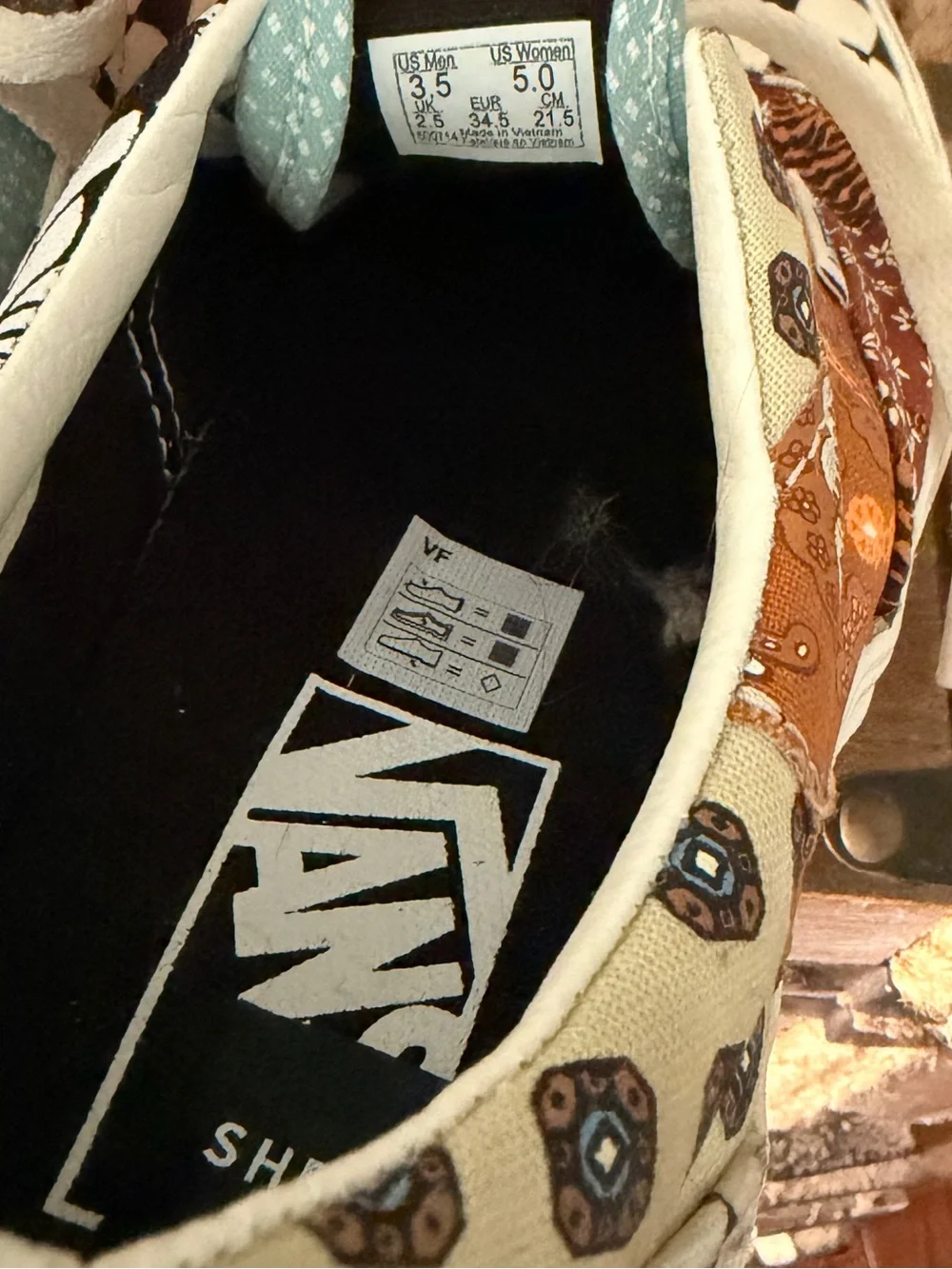 Vans Patchwork Checkerboard Low-Top Sneakers - Multicolor - Picture 7 of 7